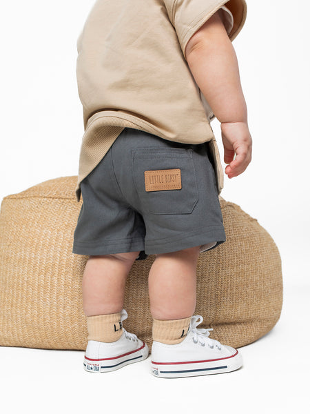 Raw Edge Crewneck - Beige