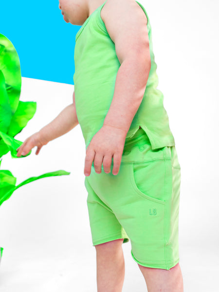 Elevated Tank Top - Electric Green