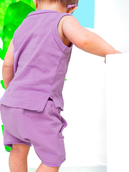 Elevated Tank Top - Electric Lilac