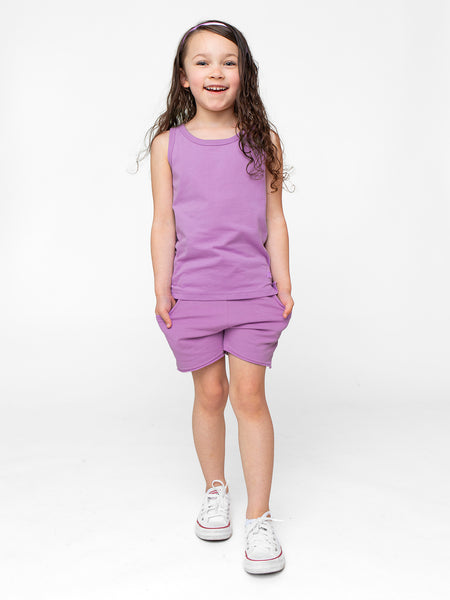 Elevated Tank Top - Electric Lilac