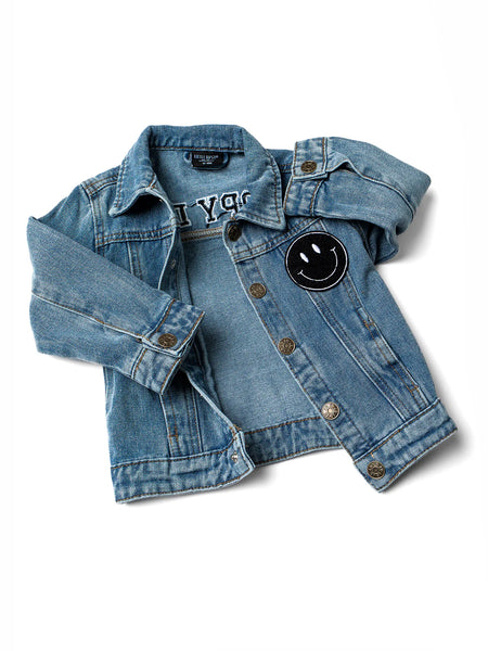 "Happy Day" Denim Jacket