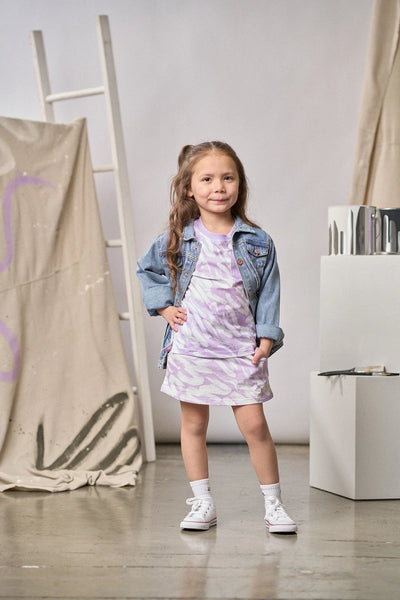 Brush Stroke Tee - Lavender