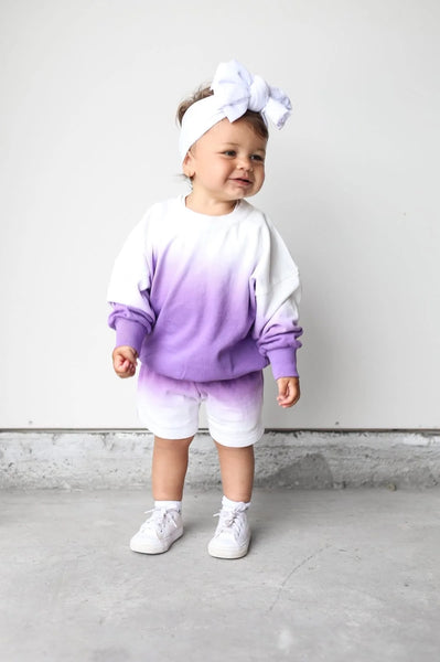 Ombre Lightweight Crewneck - Purple