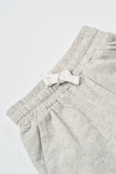 Stitch Pocket Jersey Short - Light Heather Grey