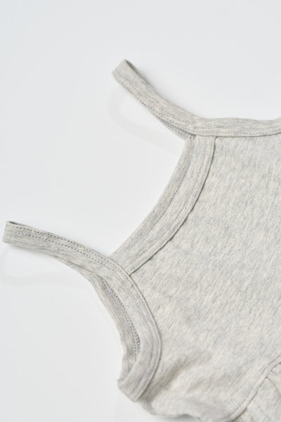 Jersey Tank Dress - Light Heather Grey