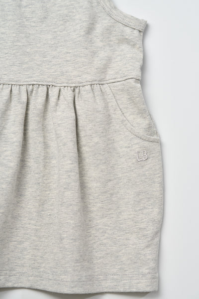 Jersey Tank Dress - Light Heather Grey