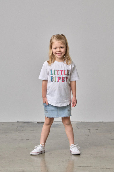 Cargo Denim Skirt - Light Wash