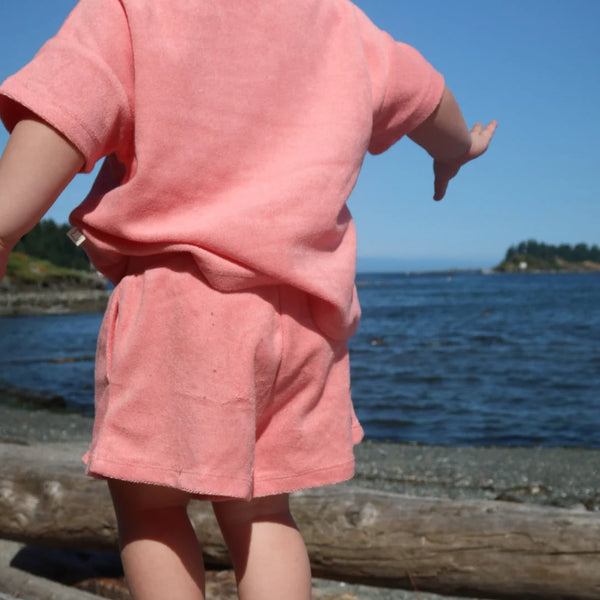 Terry Towel Summer Set - Pink Lemonade