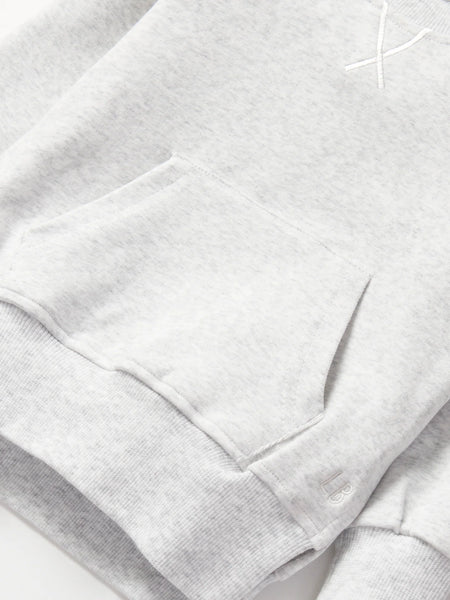 Pocket Pullover - Light Heather Grey