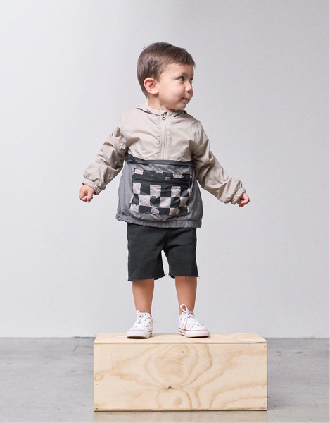 Check Block Windbreaker