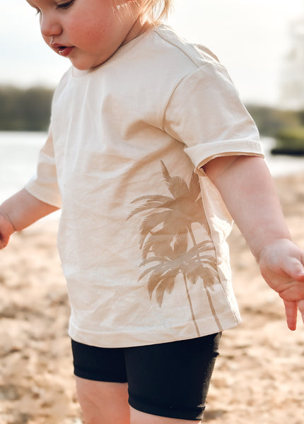 Resort Palm Tee - Cream