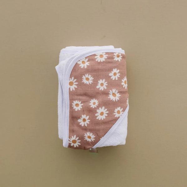 Daisy Dream Muslin Hooded Towel