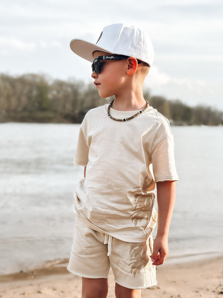 Resort Palm Tee - Cream
