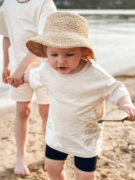 Resort Palm Tee - Cream
