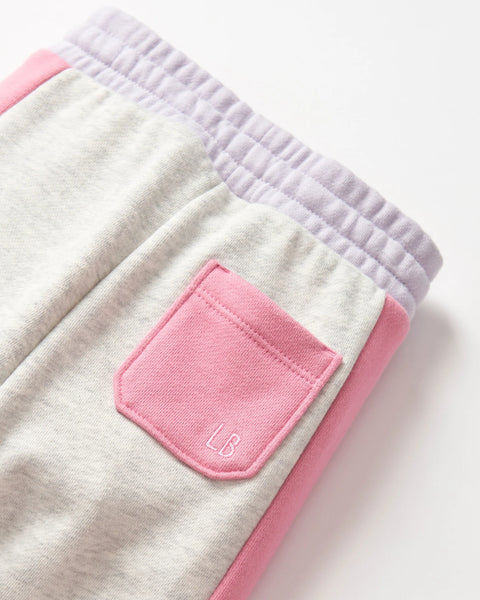 Side Stripe Jogger - Rose