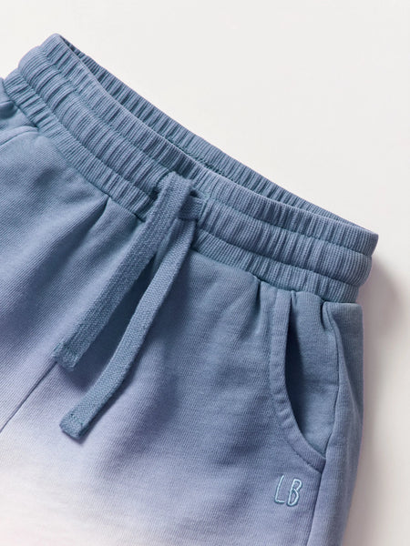 Ombre Sweatshort - Blue