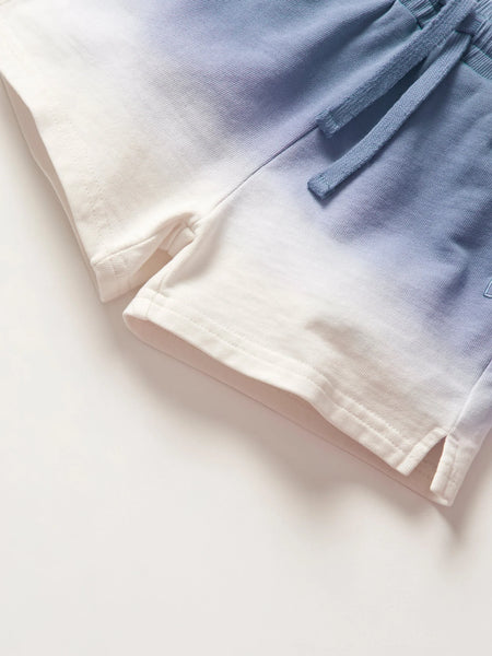 Ombre Sweatshort - Blue