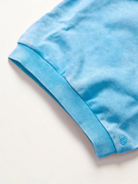 Washed Crewneck - Electric Blue