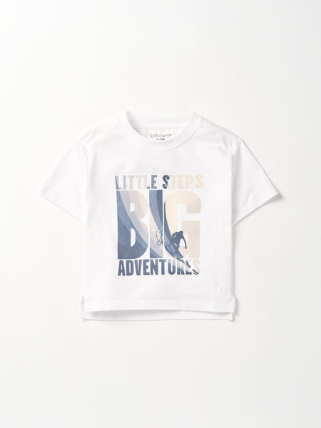 Little Steps, Big Adventures Waves Tee