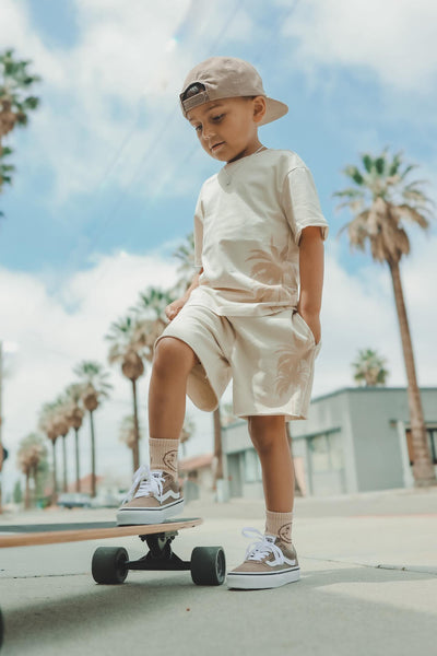 Resort Palm Tee - Cream