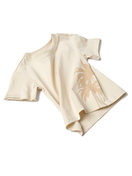 Resort Palm Tee - Cream