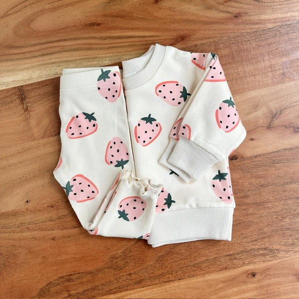 Legging Set - Strawberries