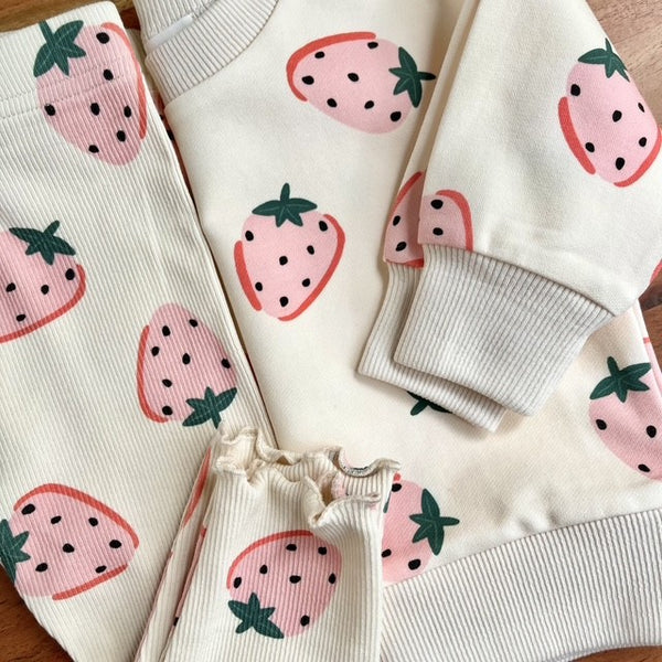 Legging Set - Strawberries