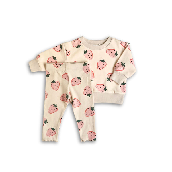 Legging Set - Strawberries