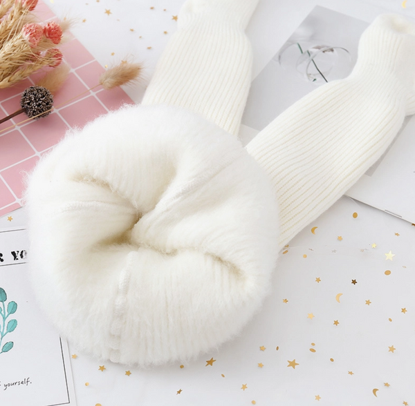 Lined Tights- White