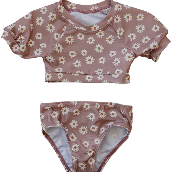 Daisy Short Sleeve Bikini Set