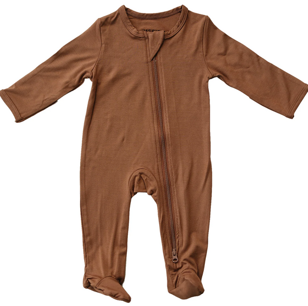 Rust Bamboo Zipper Sleeper