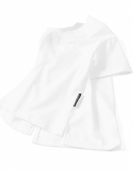 Oversized V-Neck Tee - White