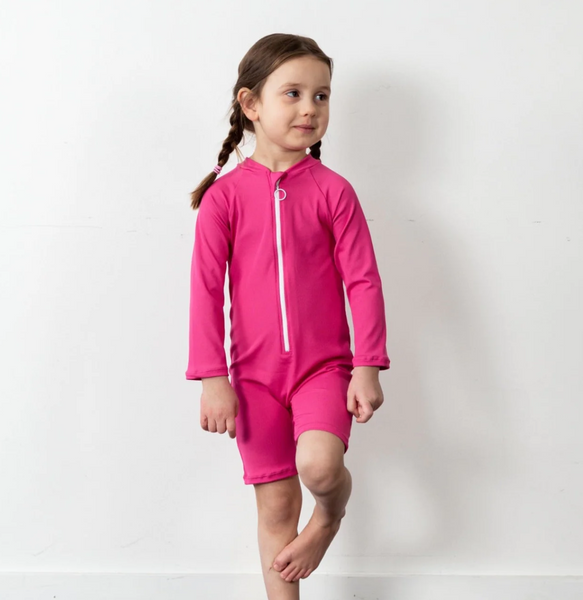 "Brights" Hot Pink Sunsuit