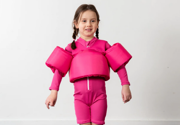"Brights" Hot Pink Sunsuit