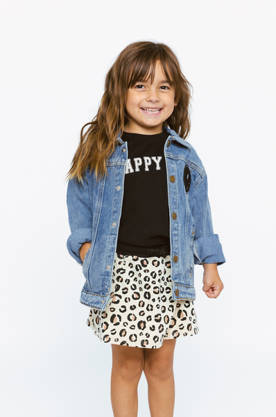 "Happy Day" Denim Jacket