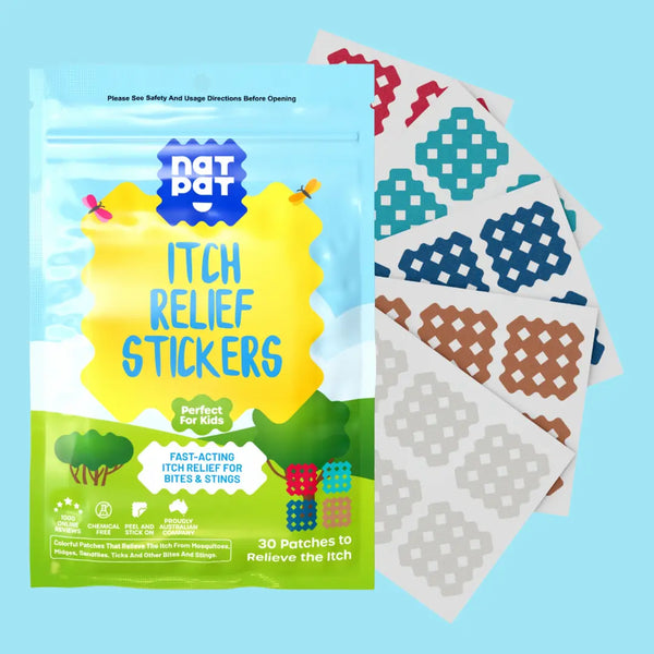 Natural Itch & Bug Bite Relief Stickers