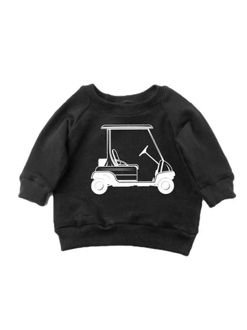 Golf Cart Sweatshirt- Black