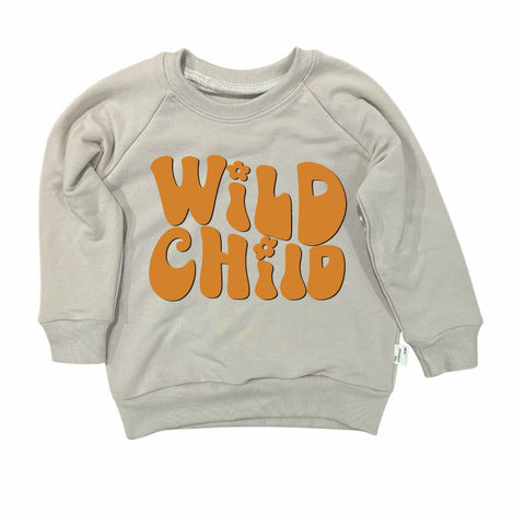 Wild Child Sweatshirt- Pumpkin