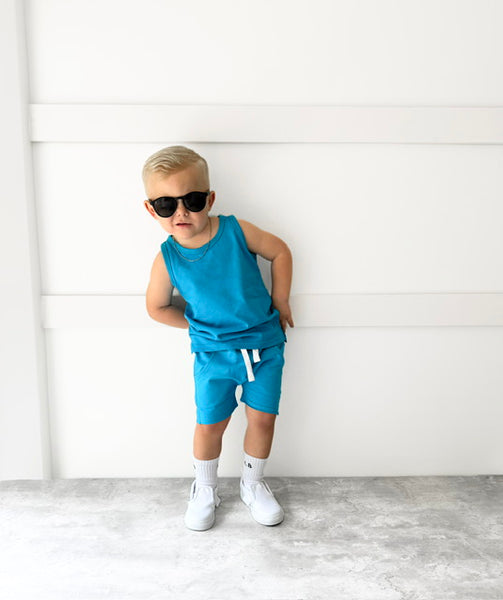 Elevated Tank Top - Electric Blue