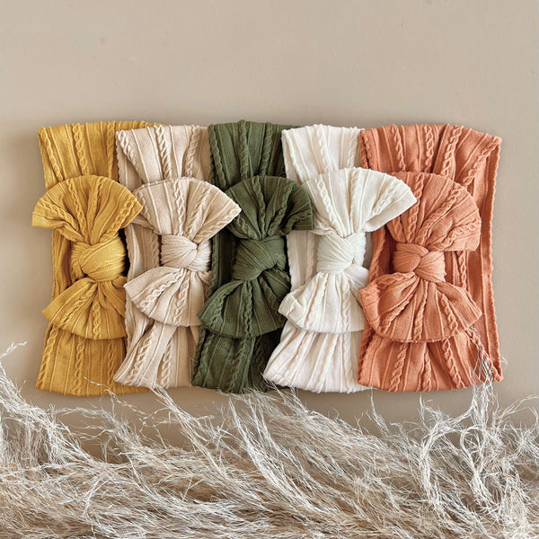 Cable Knit Headwraps