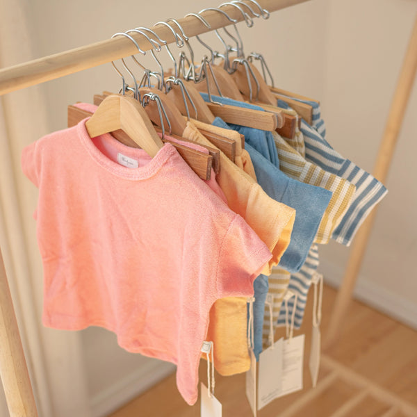 Terry Towel Summer Set - Peach Sorbet