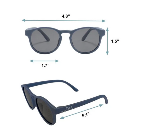 The Keyhole Sunnies - Matte Blue