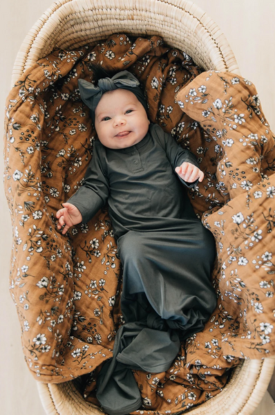 Charcoal Knot Gown