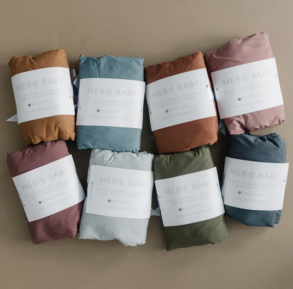 Dusty Rose Stretch Crib Sheet