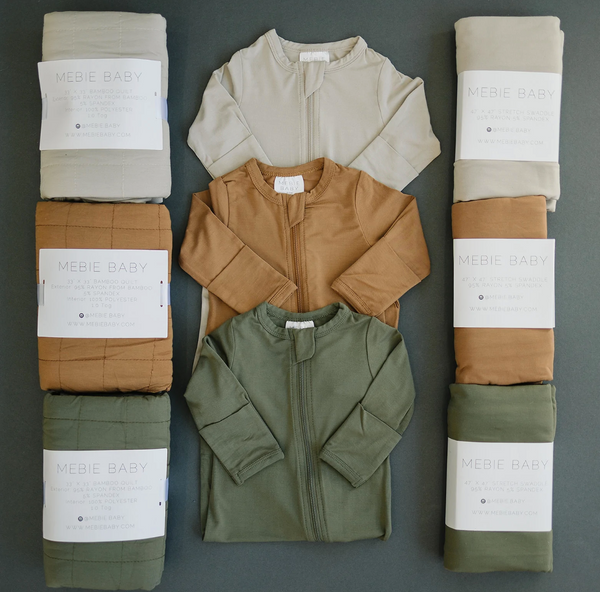 Oatmeal Bamboo Zipper Sleeper