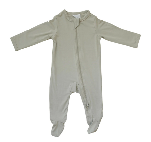 Oatmeal Bamboo Zipper Sleeper