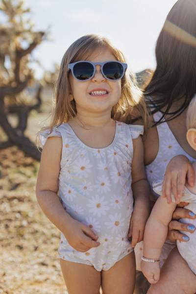 The Keyhole Sunnies - Matte Blue