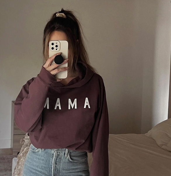 MAMA Everyday Hoody - Currant