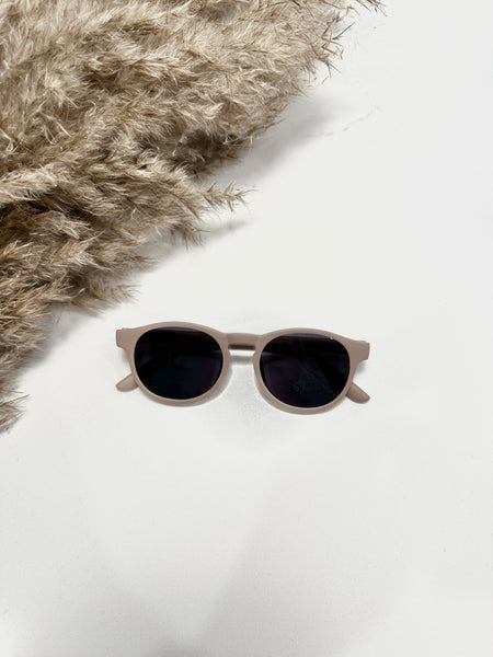 The Keyhole Sunnies - Matte Beige