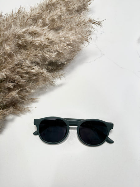 The Keyhole Sunnies - Matte Charcoal